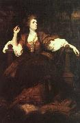 Sir Joshua Reynolds Portrait of Mrs Siddons as the Tragic Muse oil painting artist